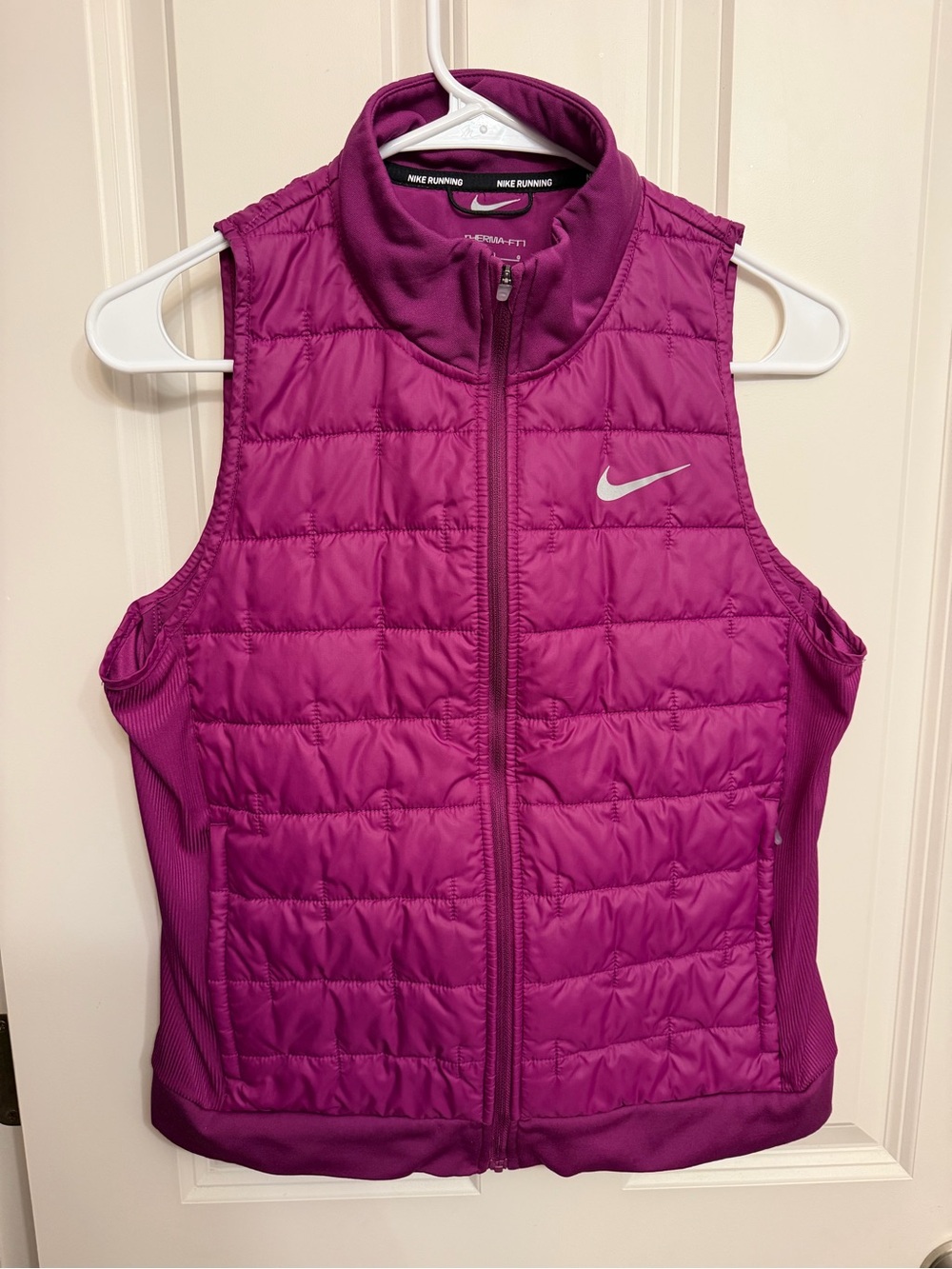 Nike Women's Fuchsia Quilted Running Vest
